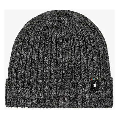 Smartwool Rib Hat Téli sapka - black natural marl