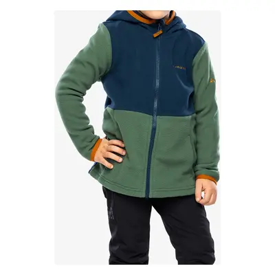 Vaude Pulex Hooded Jacket II Gyermek Pulóver - woodland