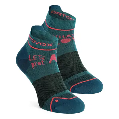 Ortovox Alpine Light Low Socks Női Túrazokni - pacific green