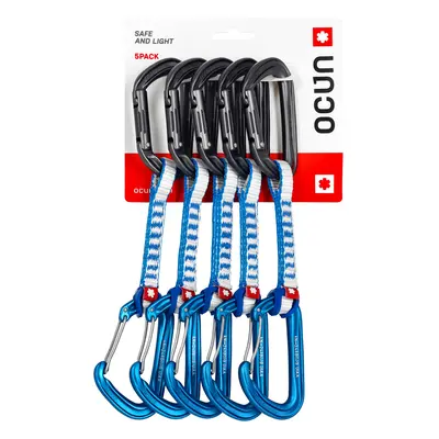 Ocun Hawk QD Combi DYN 10cm 5-pack Expressz Sziklamászáshoz - blue