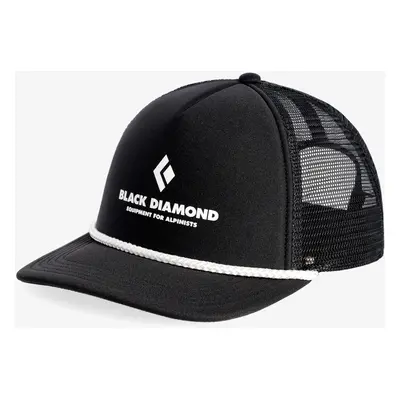 Black Diamond Flat Bill Trucker Hat Baseball-Sapka - black/black