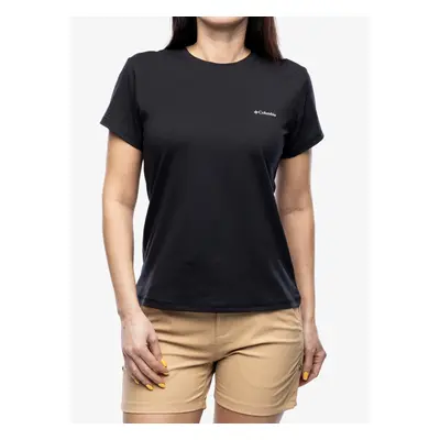 Columbia Sun Trek S/S Graphic Tee Női nyomtatott póló - black/naturally boundless