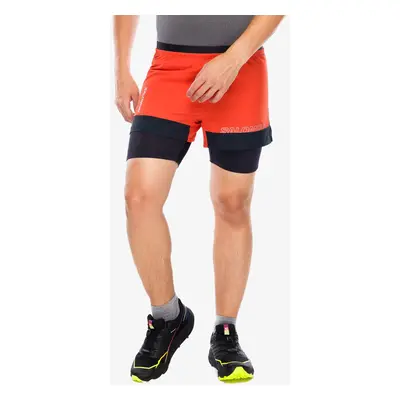 Salomon Cross 2in1 Shorts Rövid futónadrág - tomato/deep black