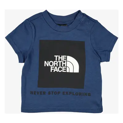 The North Face Baby S/S Graphic Tee Póló Gyerekeknek - shady blue