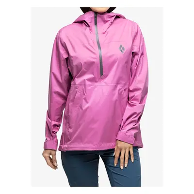 Black Diamond Stormline Stretch Anorak Női Esőkabát - pink