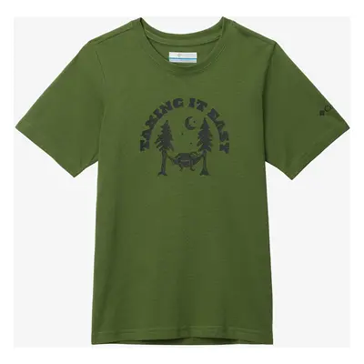 Columbia Valley Creek Short Sleeve Graphic Shirt Póló fiúknak - canteen/sloth