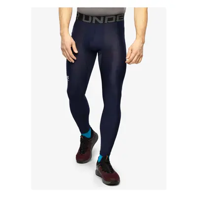 Under Armour HG Armour Leggings Gyorsan Száradó Szűkszárú Nadrág - midnight navy/white