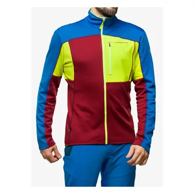 La Sportiva Elements Jacket Cipzáras felső - sangria/electric blue