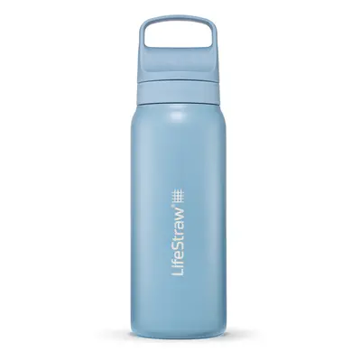 Lifestraw Go 2.0 Stainless Steel Water Filter oz (710 ml) Vízszűrő palack - icelandic blue