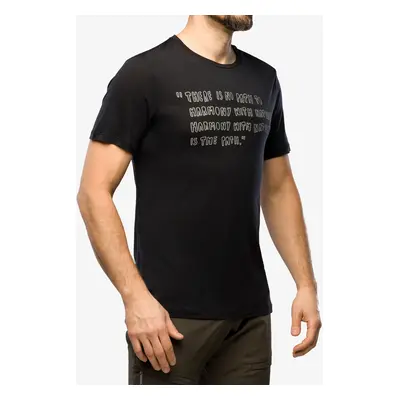 Houdini Tree Message Tee Férfi Rövid Ujjú Póló - true black/reconnect