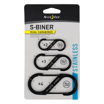 Nite Ize S-Biner 3-Pack Kulcstartó Karabiner - black