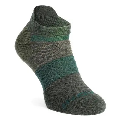 Inov-8 Merino Low Sock Merino gyapjú zokni - dark green/melange