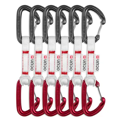 Ocun Kestrel QD Bio-Dyn-Ring mm cm 6-pack Expressz sziklamászáshoz - red