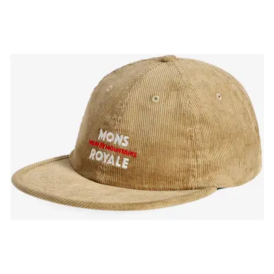 Mons Royale Corduroy Roam Cap Baseball-Sapka - tussock