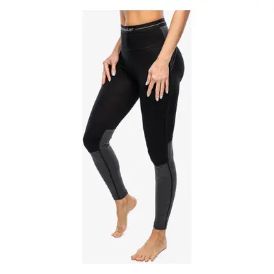 Icebreaker ZoneKnit Leggings Női hosszúszárú hőszigetelő alsó - black/jet