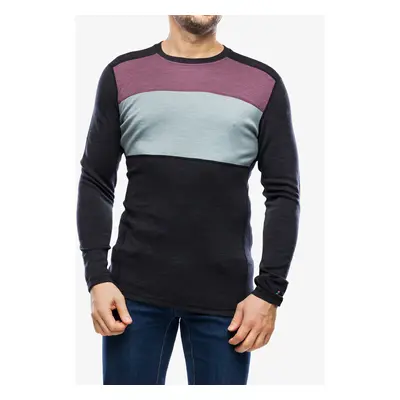 Smartwool Classic Thermal Merino Base Layer Colorblock Crew Boxed Termoaktív felső - charcoal/ar