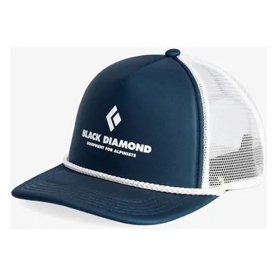 Black Diamond Flat Bill Trucker Hat Baseball-Sapka - indigo/white