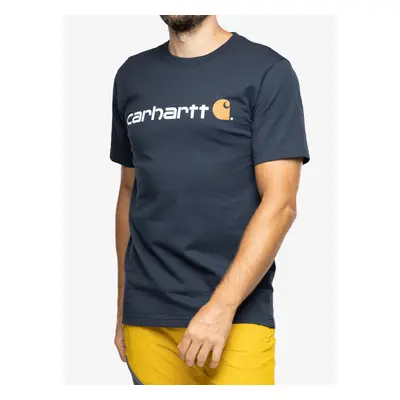 Carhartt Core Logo T-Shirt S/S Férfi rövid ujjú póló - navy