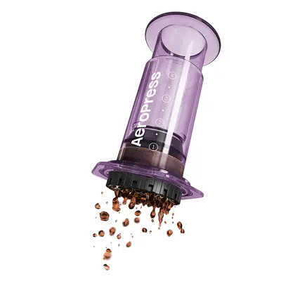 AeroPress Clear Turista kávéfőző - purple