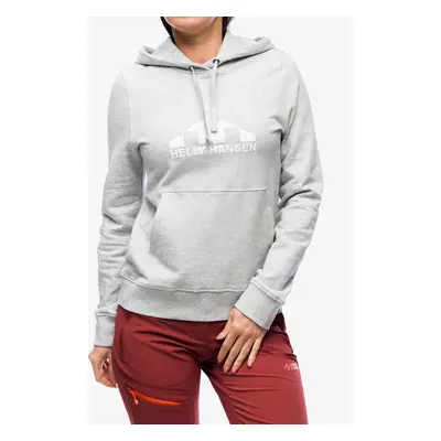 Helly Hansen Nord Graph Pullover Hoodie Felső - grey melange