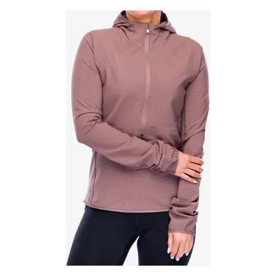 Hoka SkyGlow Half-Zip Női futódzseki - smokey quartz