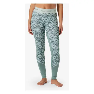 Helly Hansen LIFA Merino Midweight Graphic Pant Termoaktív női hosszúszárú alsó - cactus star pi