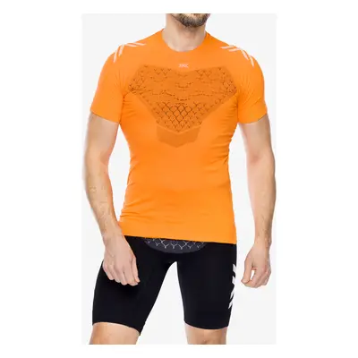 X-Bionic Twyce Run Shirt S/S Futópóló - blazing orange/arctic white