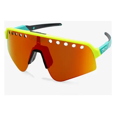 Oakley Sutro Lite Sweep Kerékpáros Szemüveg - yellow/prizm ruby