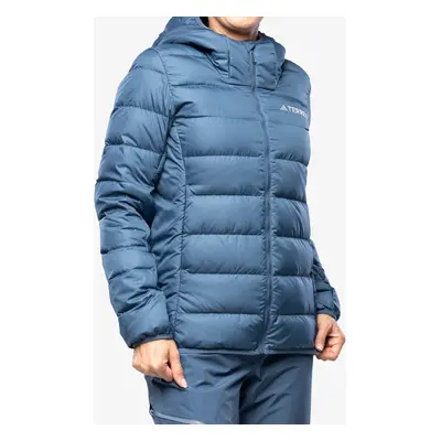 adidas TERREX Multi Light Down Hooded Jacket Női pehelykabát - wonder steel