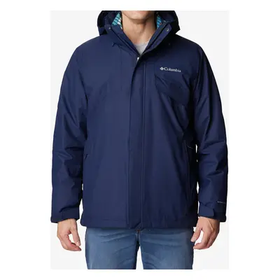 Columbia Bugaboo II Fleece Interchange Jacket az 1-ben kabát - collegiate navy/warp red path