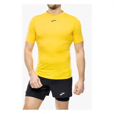 Brooks High Point Short Sleeve Futópóló - lemon chrome