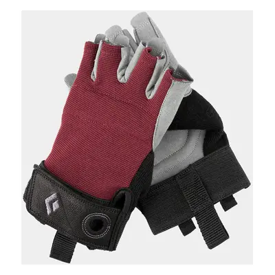 Black Diamond Crag Half-Finger Gloves Via Ferrata Kesztyű - bordeaux