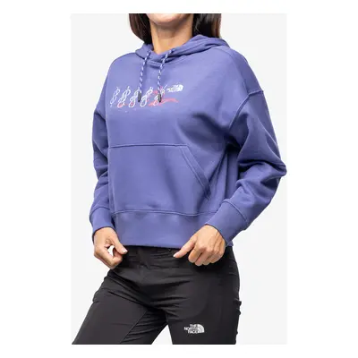 The North Face Outdoor Graphic Hoodie Női felső - cave blue