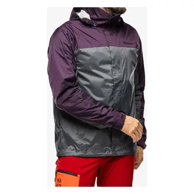 Marmot PreCip Eco Jacket Esőkabát - steel onyx/purple fig