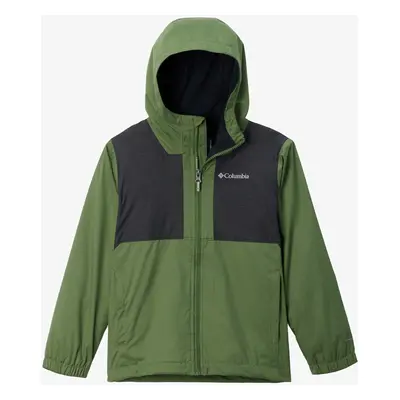 Columbia Rainy Trails Fleece Lined Jacket Fiú kabát - canteen/black slub