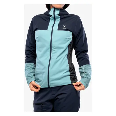 Haglofs L.I.M Alpha Hood Női Bélelt Kabát - frost blue/tarn blue