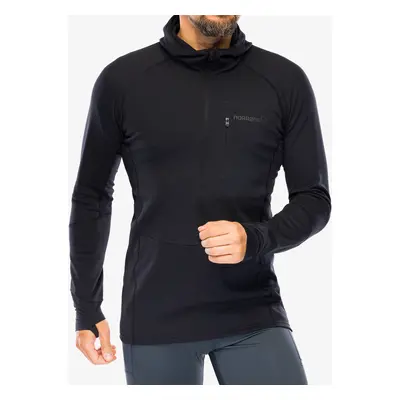 Norrona Senja Warm1 Hood Futófelső - caviar