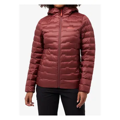 Jack Wolfskin Passamani Down Hoody Női pehelykabát - red ochre