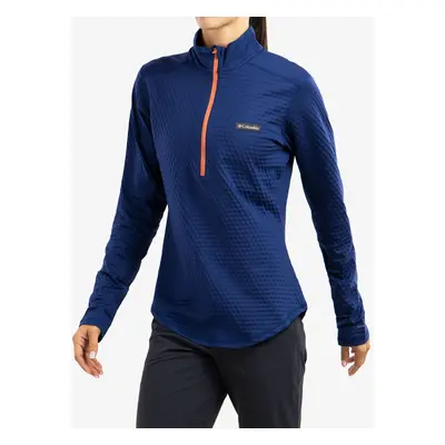 Columbia Bliss Ascent 1/2 Zip Női Cipzáras Felső - dark sapphire