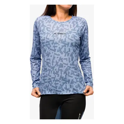 adidas TERREX Trail Running Longsleeve Női Futófelső - blue dawn/wonder steel