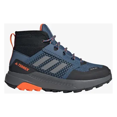 adidas TERREX Trailmaker Mid RAIN.RDY Gyerekcipő - won steel/grey three/im orange