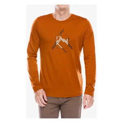 Ortovox Merino Mtn Cutout LS Hosszúujjú - bristle brown