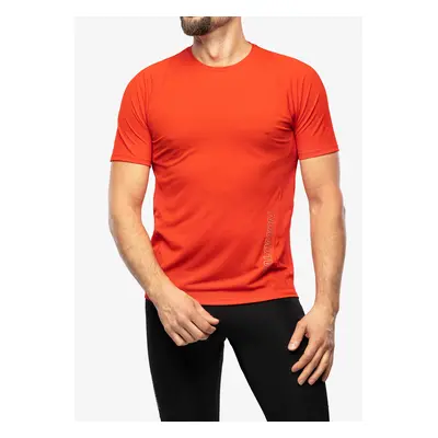 Salomon Sense Aero SS Tee Férfi Futópóló - fiery red