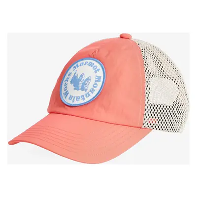 Marmot Alpine Soft Mesh Trucker Baseball-Sapka - grapefruit/blue bonnet