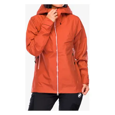 Mammut Crater IV HS Hooded Jacket Női esőkabát - brick