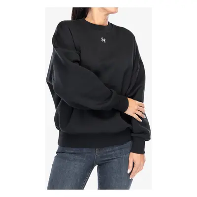 Under Armour UA Rival Fleece Oversized Crew Női felső - black/white