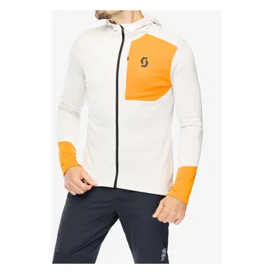 SCOTT Hoody Defined Light Polárfelső - dust white/flash orange