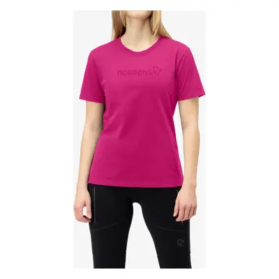 Norrona Cotton Norrona Viking T-Shirt Női pamutpóló - festival fuchsia