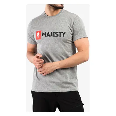 Majesty Logo T-shirt Férfi Nyomtatott Póló - grey