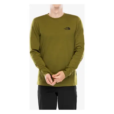 The North Face L/S Simple Dome Tee Hosszú ujjú póló - forest olive